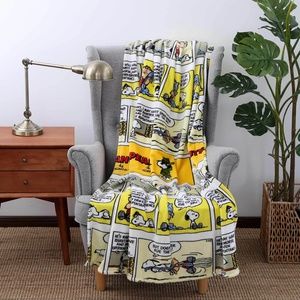 Peanuts Comic Strip Blanket